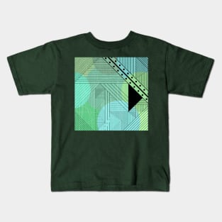 triangle lines Kids T-Shirt